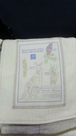 De tas die we van de gemeente hebbem gekregen